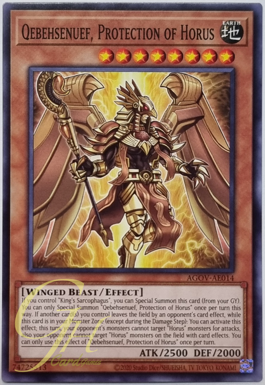 Yugioh [AGOV-AE014] Qebensenuef, Aegis of Horus (Common)