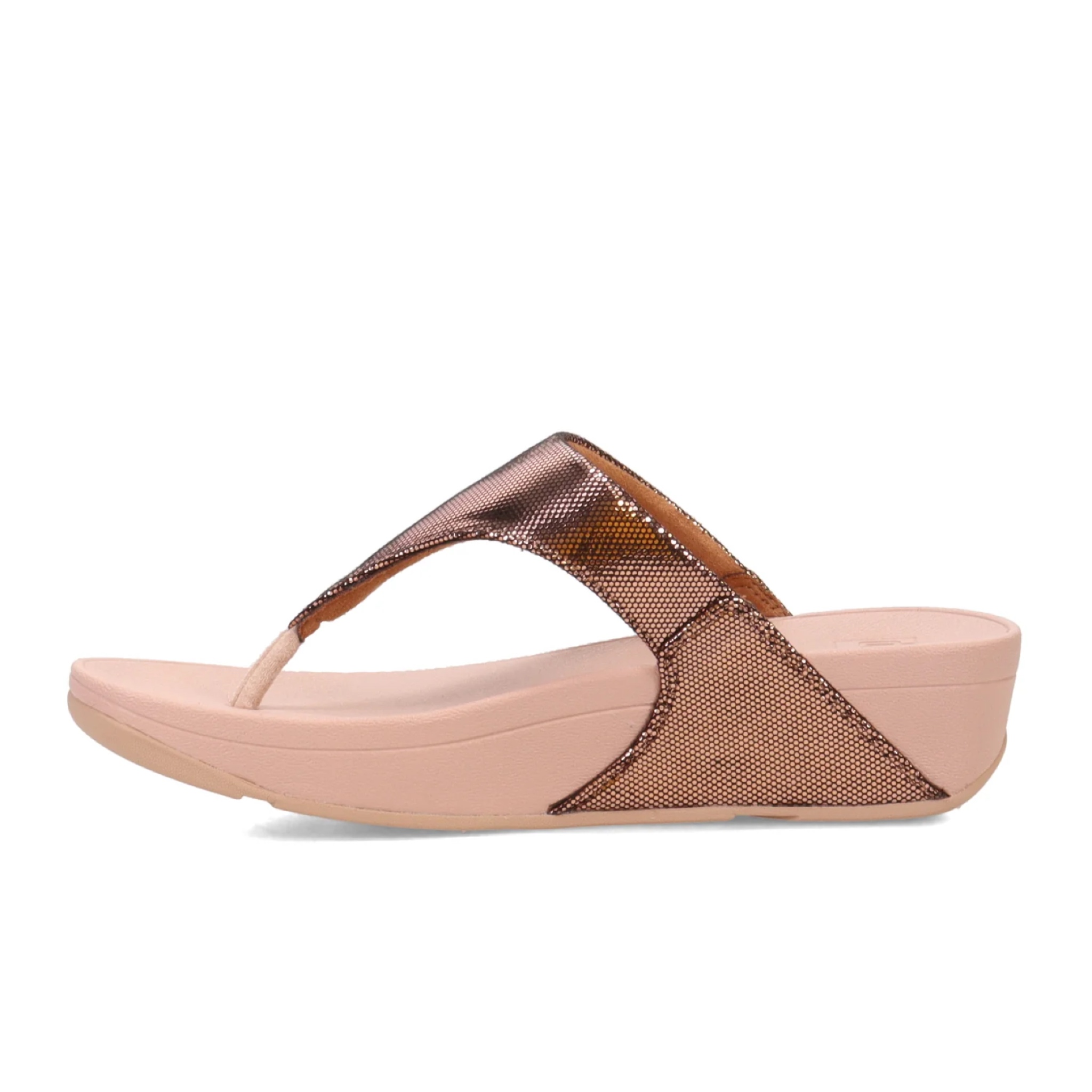 รองเท้า FitFlop Lulu Lustra Women Sandals ‘RoseGold’ (W5/6/7/8US)