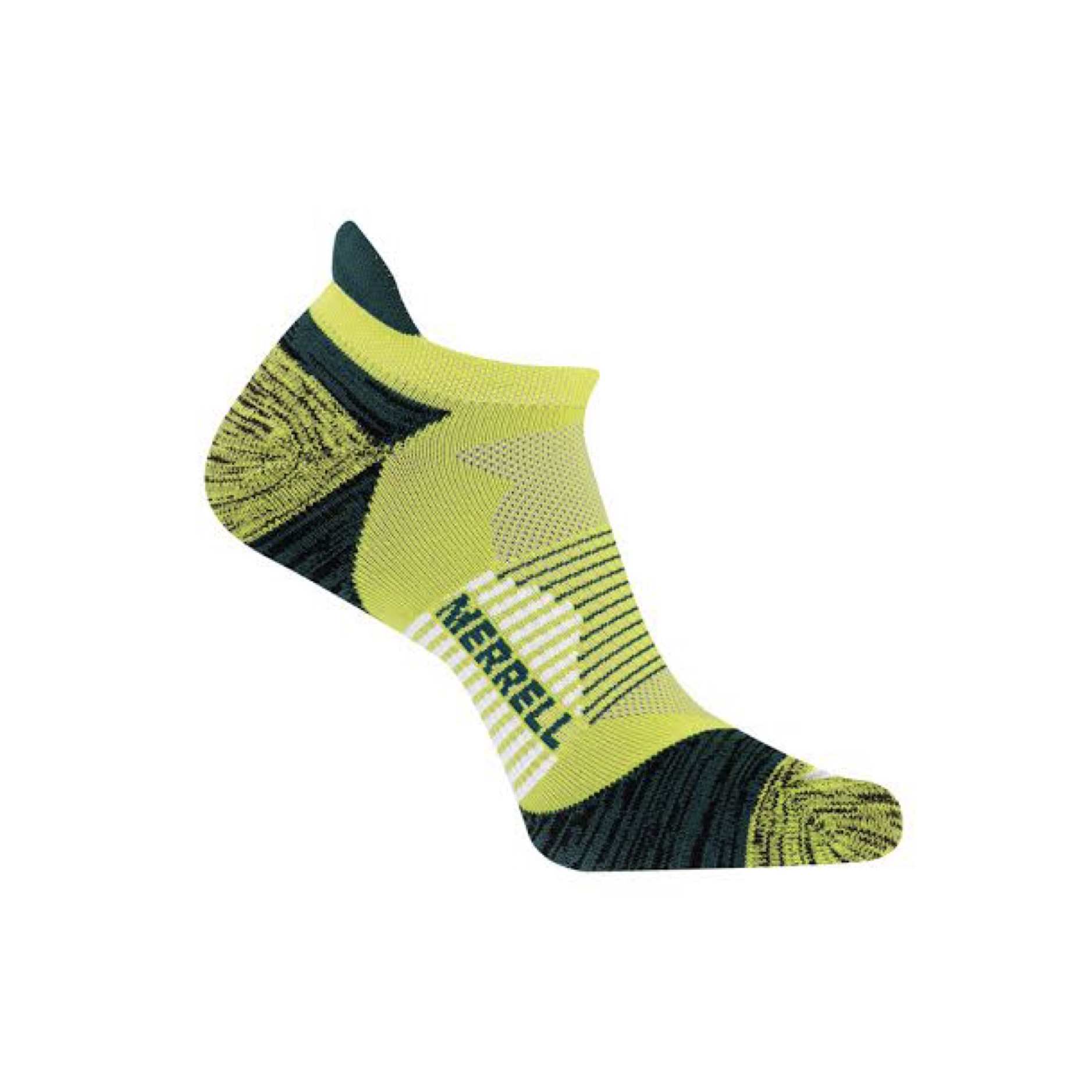 ถุงเท้าวิ่ง Merrell Trail Cushioned Running Socks ‘Lime’ (M)