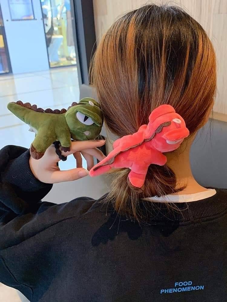 ยางรัดผมไดโนเสาร์ตัวใหญ่