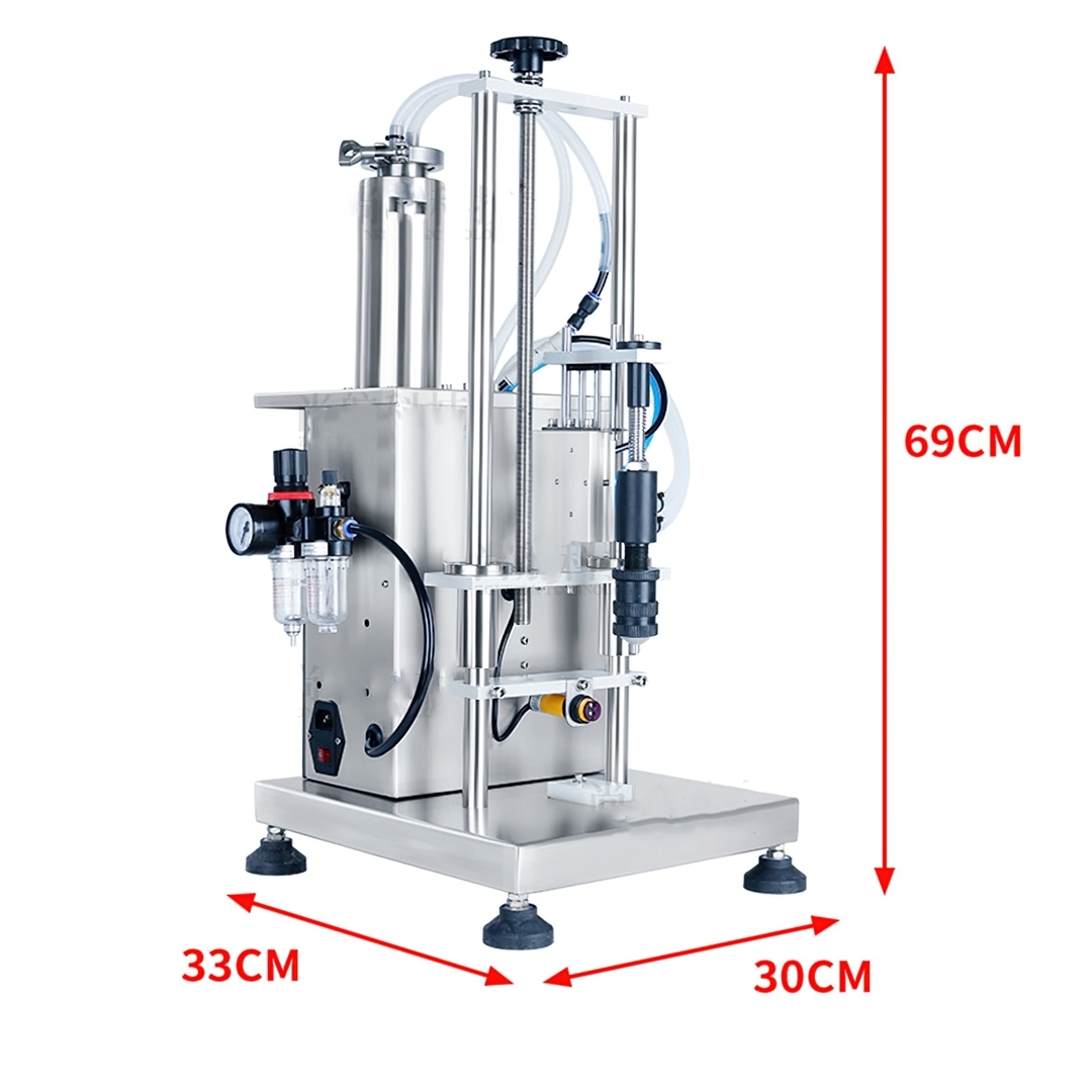 16448 เครื่องบรรจุน้ำหอมกึ่งอัตโนมัติ ระบบสุญญากาศ perfume filler