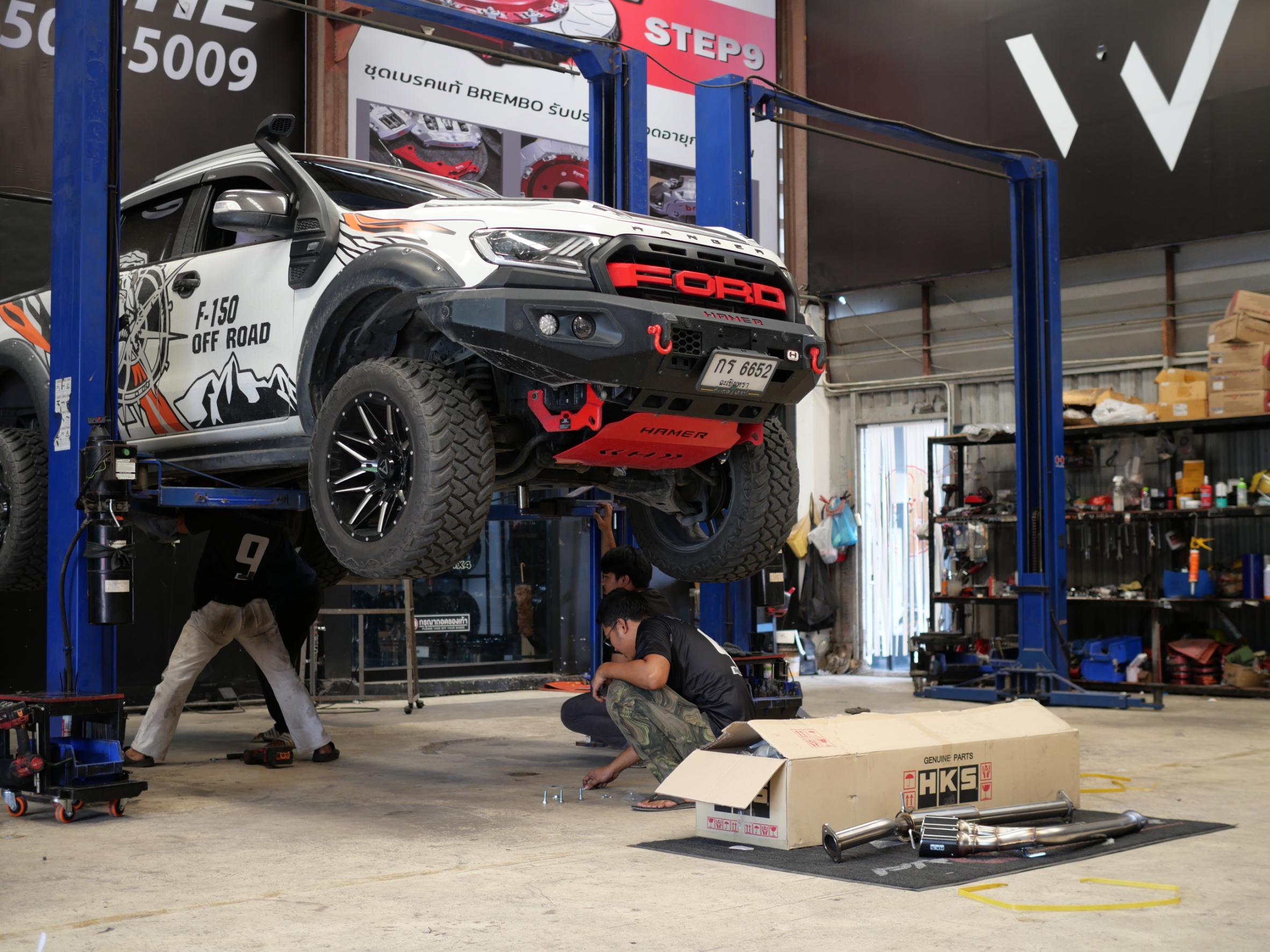 ท่อ HKS Ford Ranger ตัวเก่า ตรงรุ่นไม่ต้องตัดแปลง ราคาถูกที่สุดที่ STEP9 .