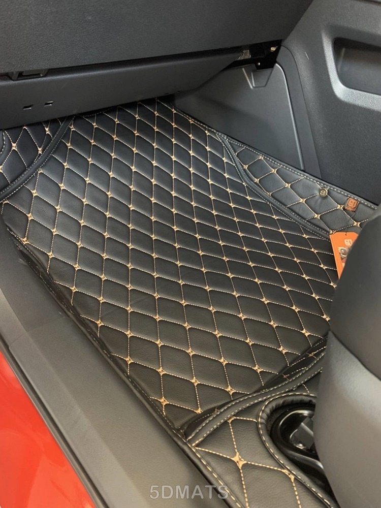 พรมปูพื้นรถยนต์ 6D TOYOTA YARIS ATIV 2023 พรม6D QJ VIP หนาพิเศษ เต็มคัน 3ชิ้น