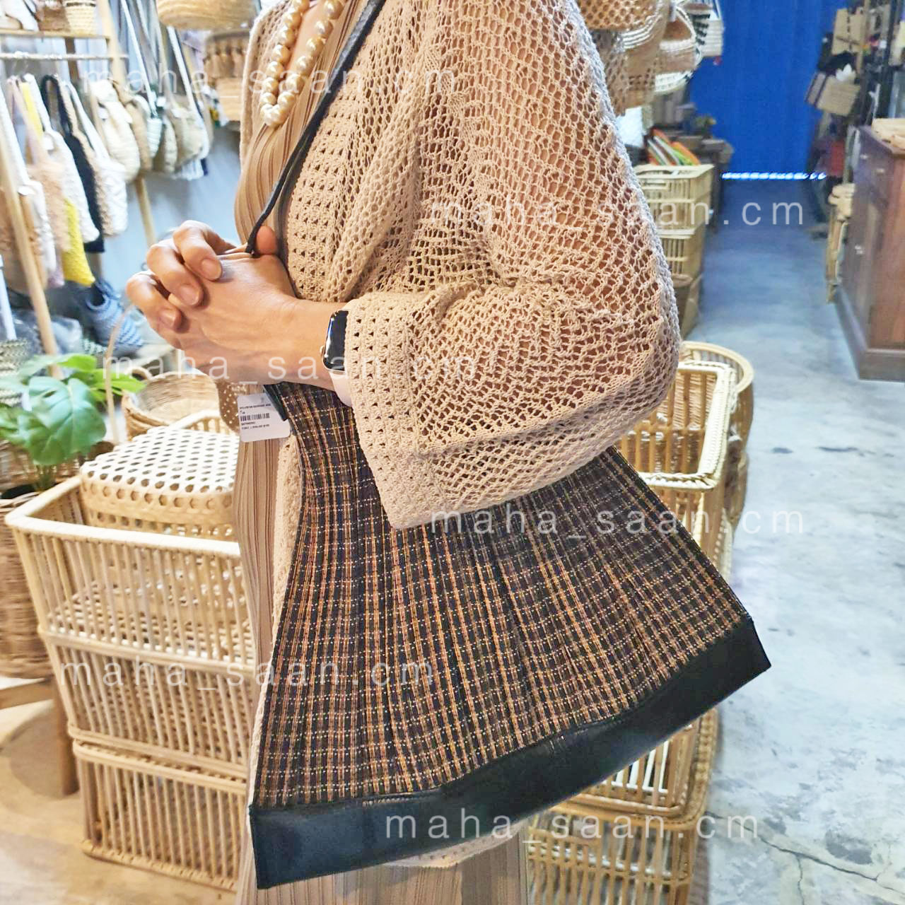 กระเป๋าตาลโตนด สะพาย สายยาว ปรับได้ 🧁
