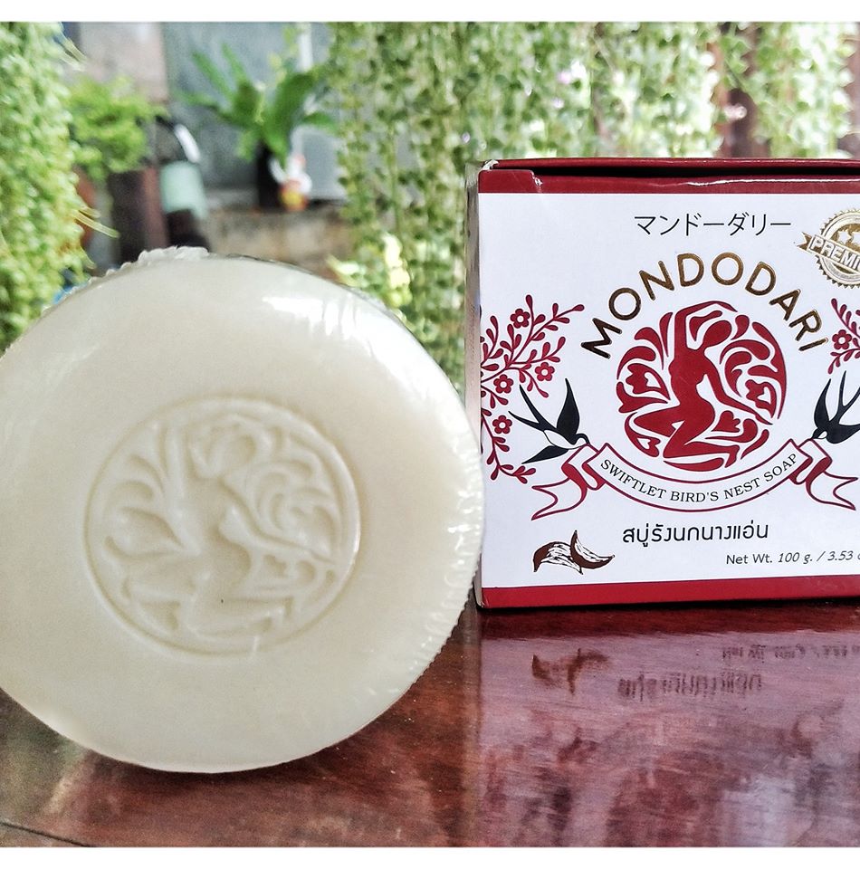 MONDODARI SWIFTLET BIRD’S NEST SOAP – สบู่รังนกบำรุงผิวหน้าและผิวกาย