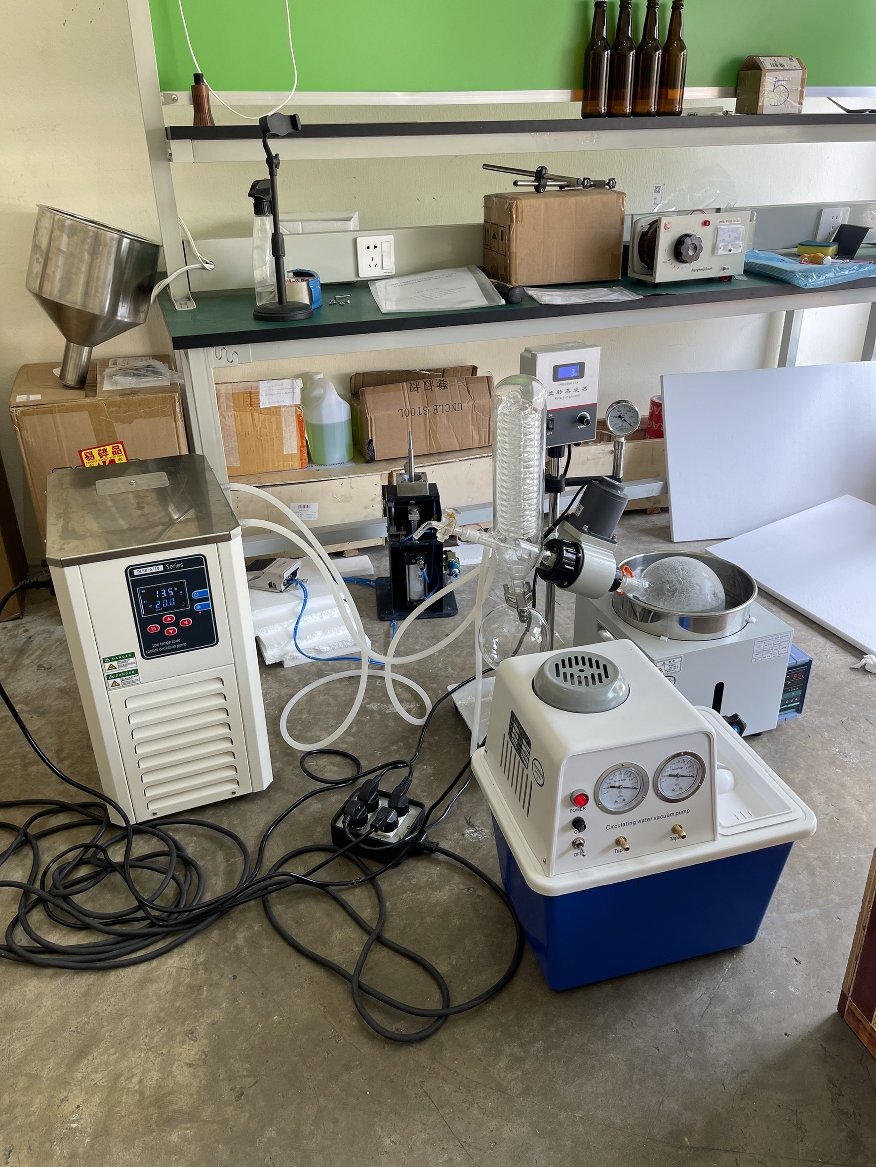 🌈เครื่องสกัด เครื่องกลั่นในห้องแล็บ สกัดน้ำมันหอมระเหย รุ่น RE-201D