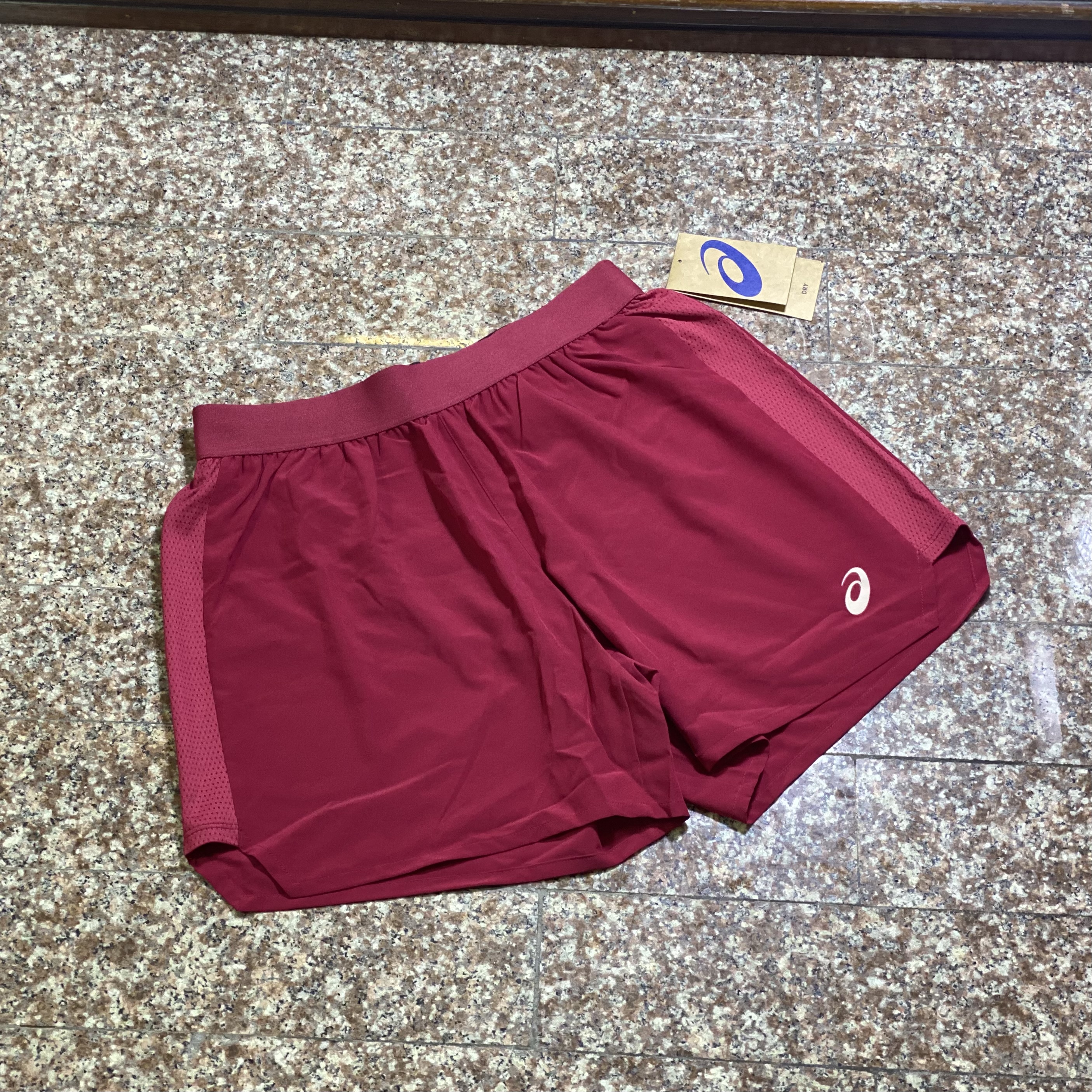 กางเกงวิ่ง ASICS Road 5” Running Shorts ‘Burgundy’ (XL)