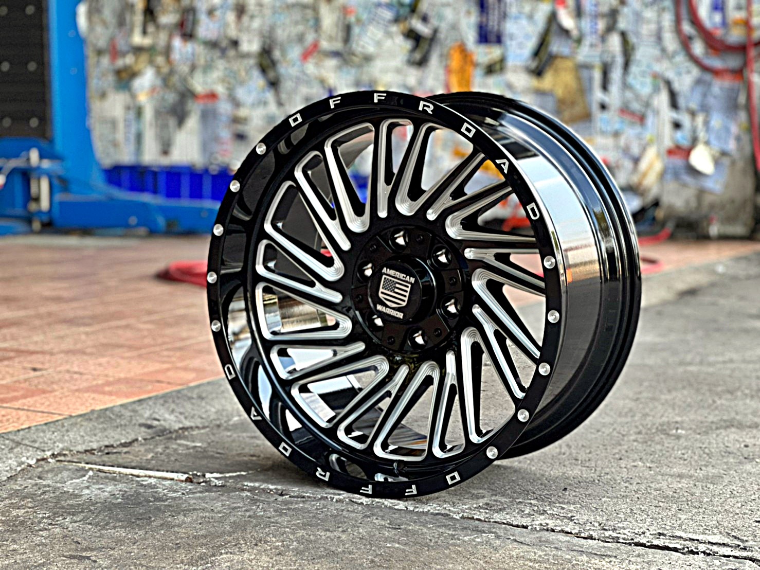 AMERICAN WARRIOR BE035 ขอบ20 ลายใหม่ที่ STEP9