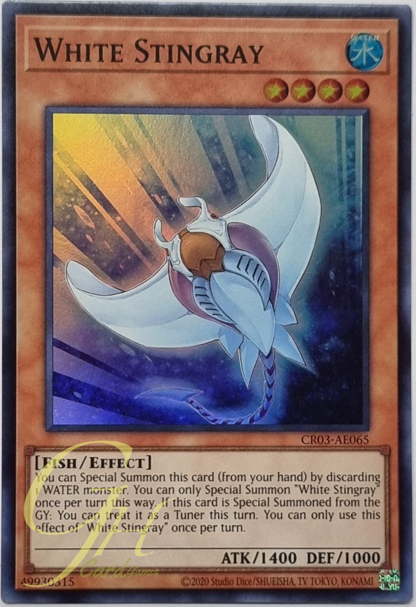 Yugioh [CR03-AE065] White Stingray (Super Rare)