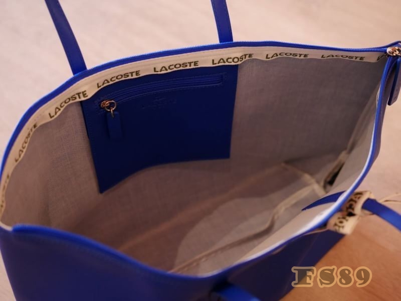 กระเป๋า LACOSTE PVC TOTE BAG โทนเหลืองขาว