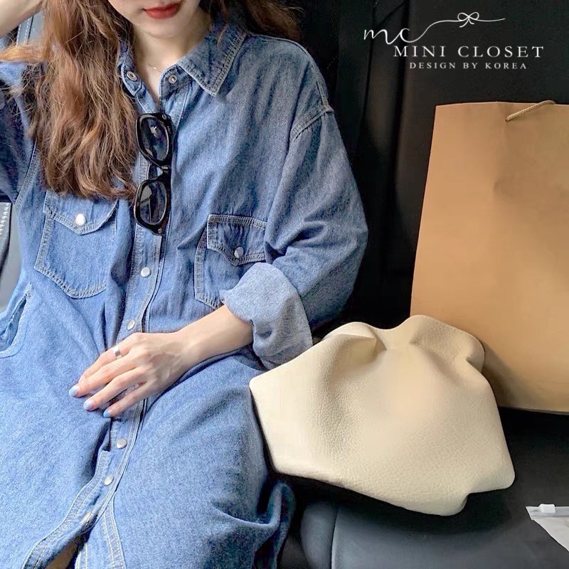 เดรสเชิ้ตยีนส์