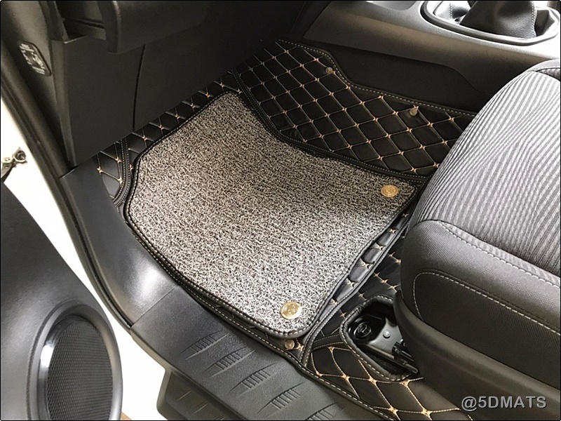 พรมปูพื้นรถยนต์ 7D QX +เสริมใยดักฝุ่น สำหรับรถ SUV 5ที่นั่ง ตรงรุ่นรถ เต็มคัน