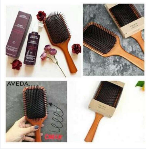 แท้/แปรงหวีผม AVEDA Wooden Paddle Brush หวีที่ผลิตเพื่อดูแลหนังศีรษะ ช่วยลดการขาดหลุดร่วงและการพันกัน