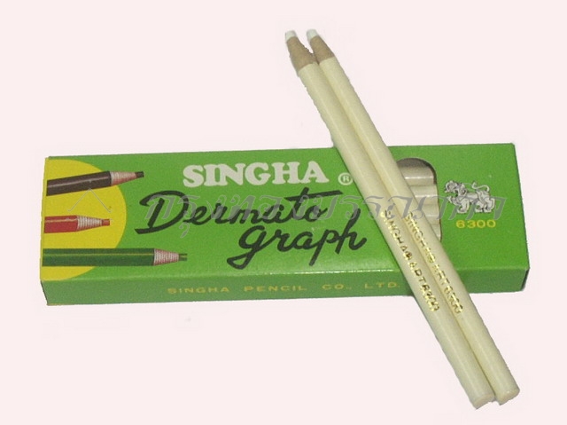 ดินสอเขียนกระจก ตราสิงห์ 6300