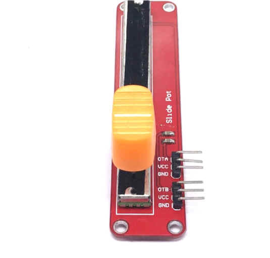โมดูลสไลด์Potentiometer 10K Linear Dual Output (10K Linear Slide Potentiometer Module) 10K Ohm