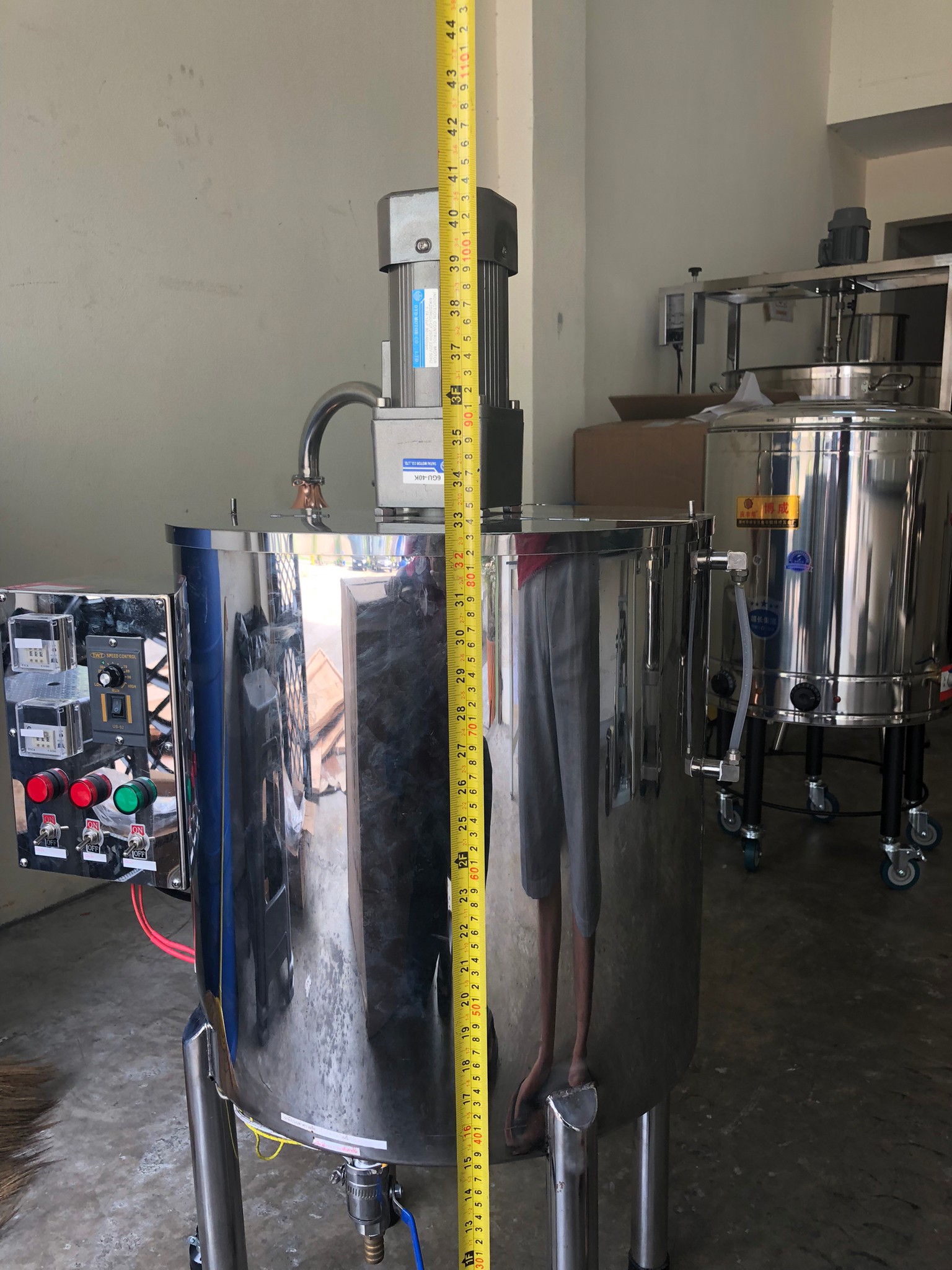 ➡️เครื่องกวนครีม ถังกวนครีมควบคุมอุณหภูมิได้ ถังสแตนเลส หม้อตุ๋นไฟฟ้า หม้อต้ม