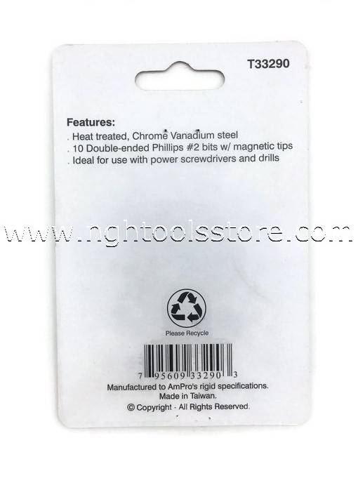 ดอกไขควงลม No.2x65 (หัวแฉก PH#2 ยาว 65 มิล) ยี่ห้อ AMPRO