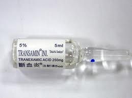 Transamin Injection 250mg/5ml การรักษาฝ้าโดยวิธีการฉีดผ่านใต้ผิวหนัง ขนาดบรรจุ : 1 กล่องมี 50 หลอด