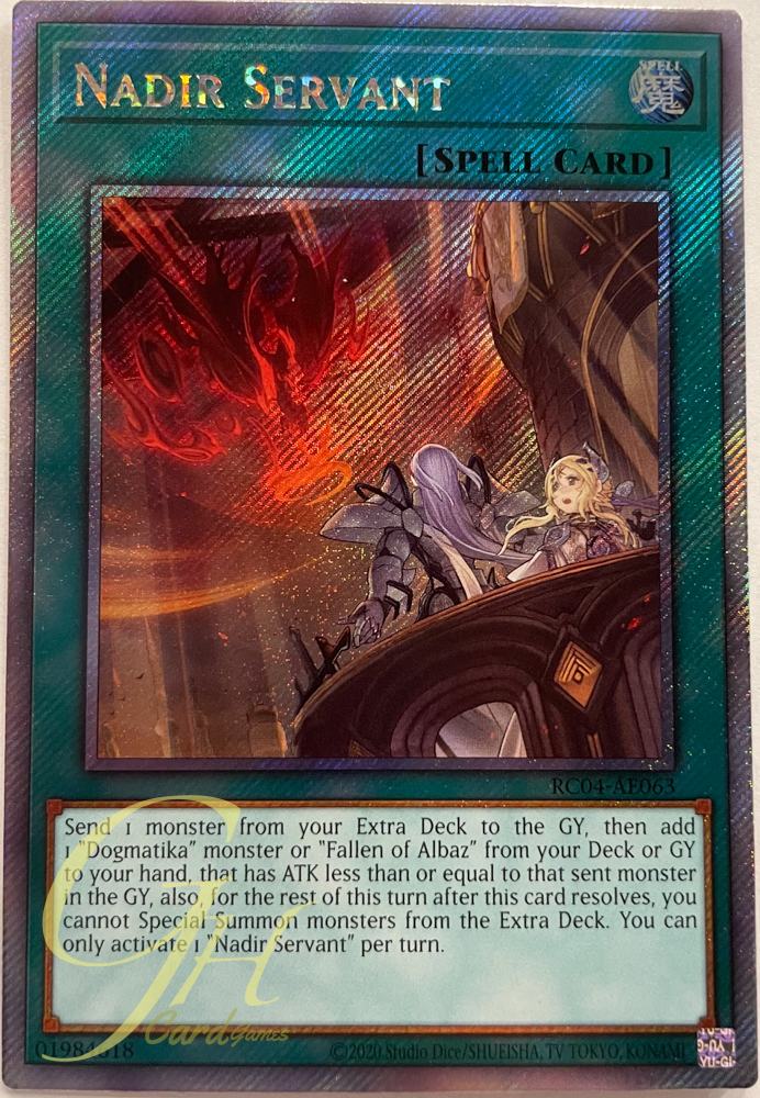 Yugioh [RC04-AE063] Nadir Servant (Extra Secret Rare)