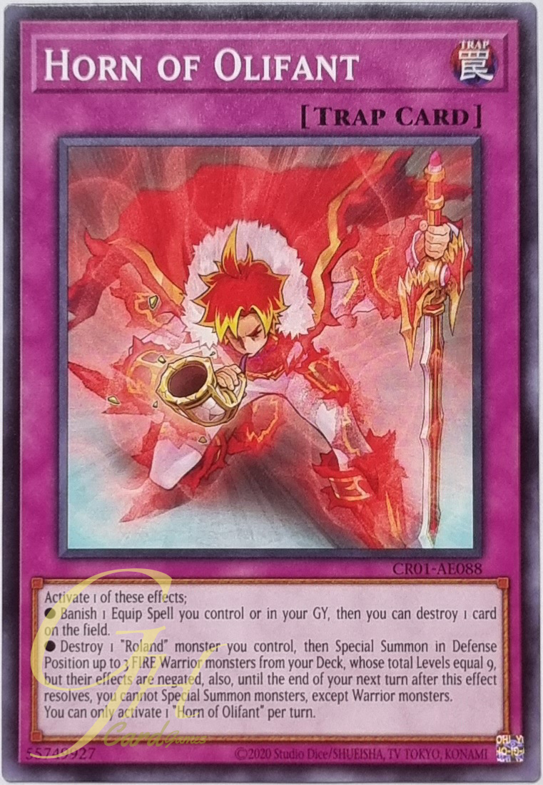 Yugioh [CR01-AE088] Horn of Olifant (Common)