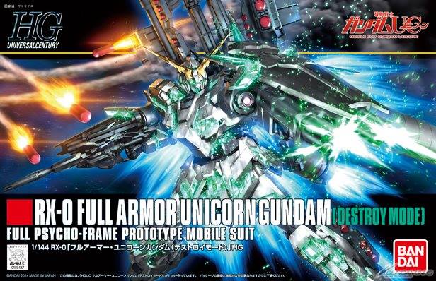 Full Armor Unicorn Gundam (Destroy Mode) (HGUC)