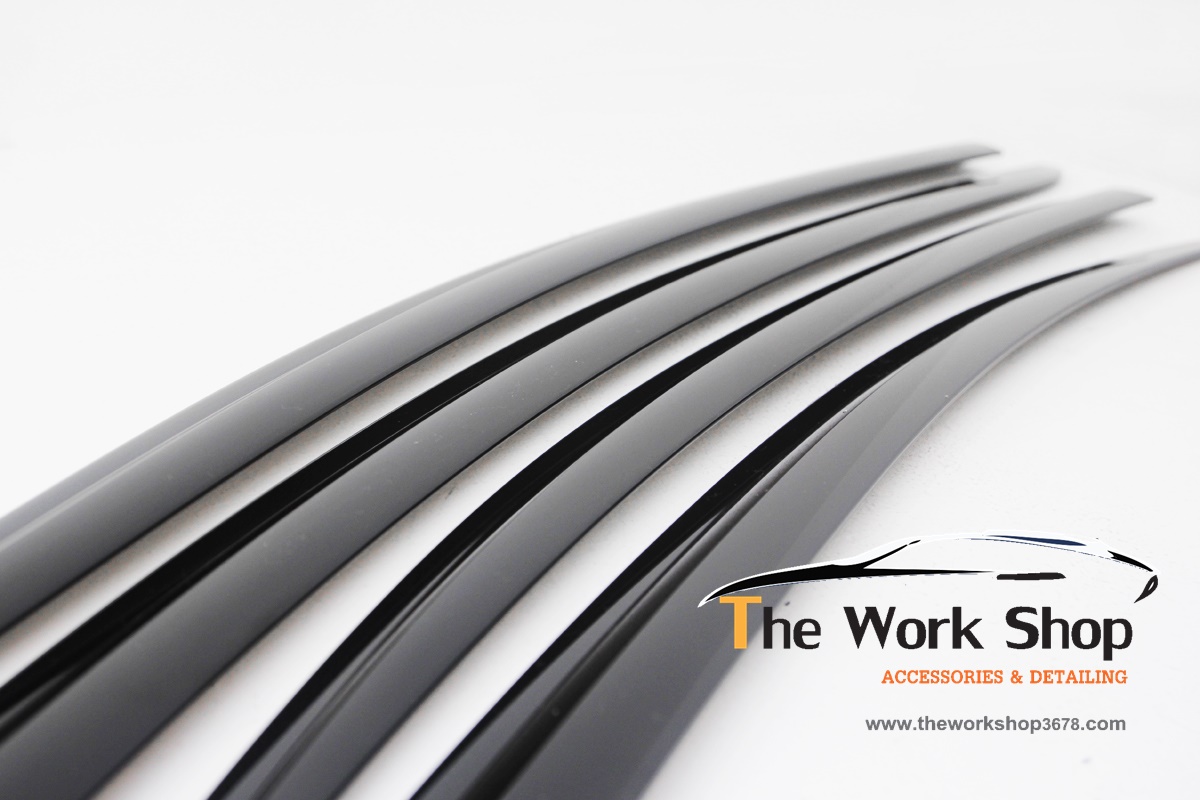 Smoke Door Visor for City All New 2014 - กันสาดสีดำ