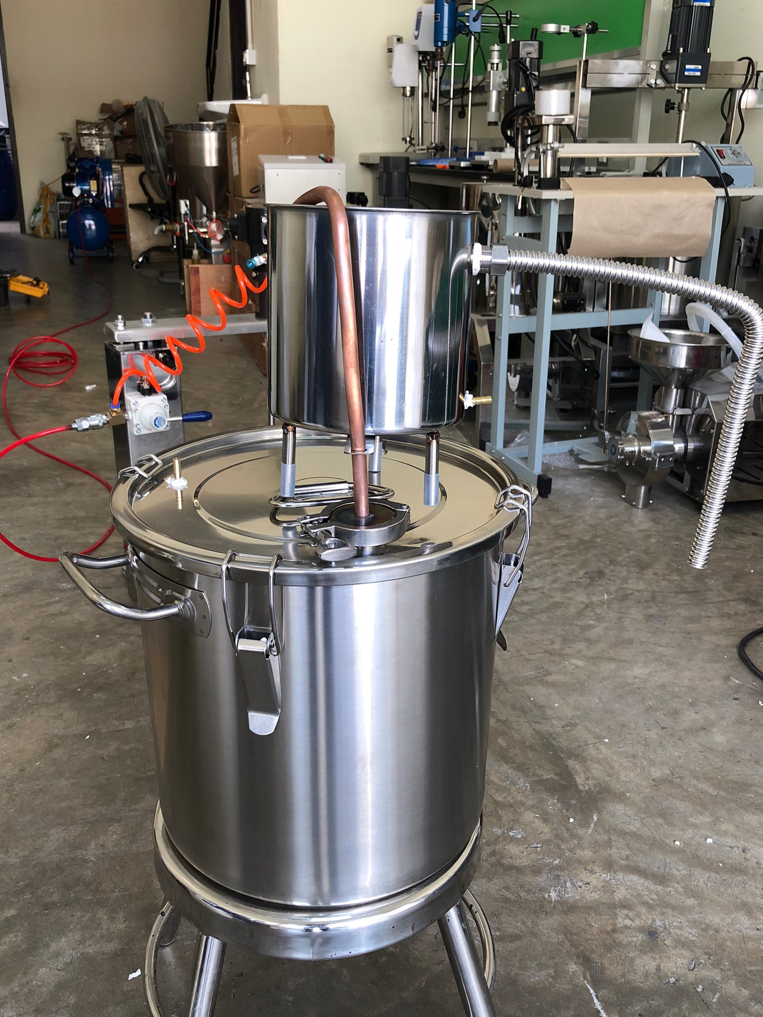 หม้อกลั่น YANTAI-10 ทั้งกลั่นทั้งหมัก ในถังเดียว 12L/20L/33L/50L