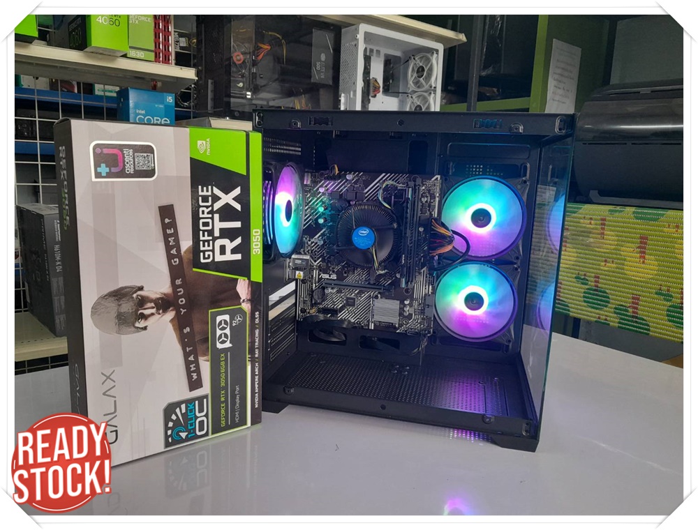 (*มือ 1+ 2)คอมสเปตเล่นเกมส์ I5 10400F + RTX3050 6G