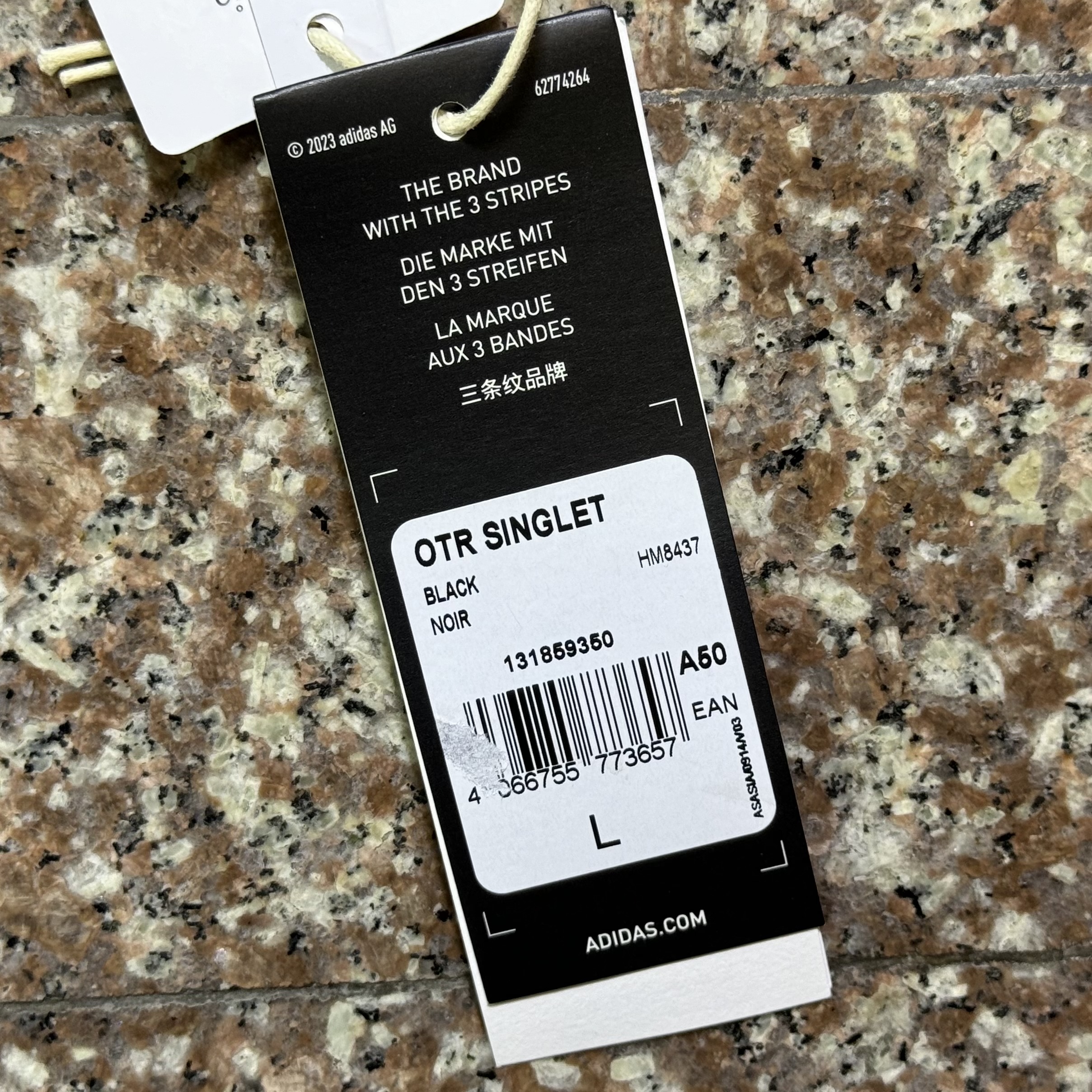 เสื้อวิ่ง Adidas OTR Running Singlet ‘BLACK’ (M,L)