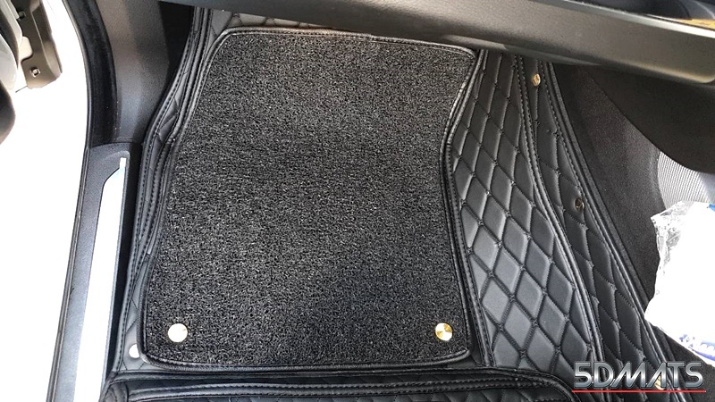 พรมปูพื้นรถยนต์ BMW X5 2018 รุ่น6D 13มิล7ชิ้น+(เสริมใยดักฝุ่น4ชิ้น) เต็มคัน