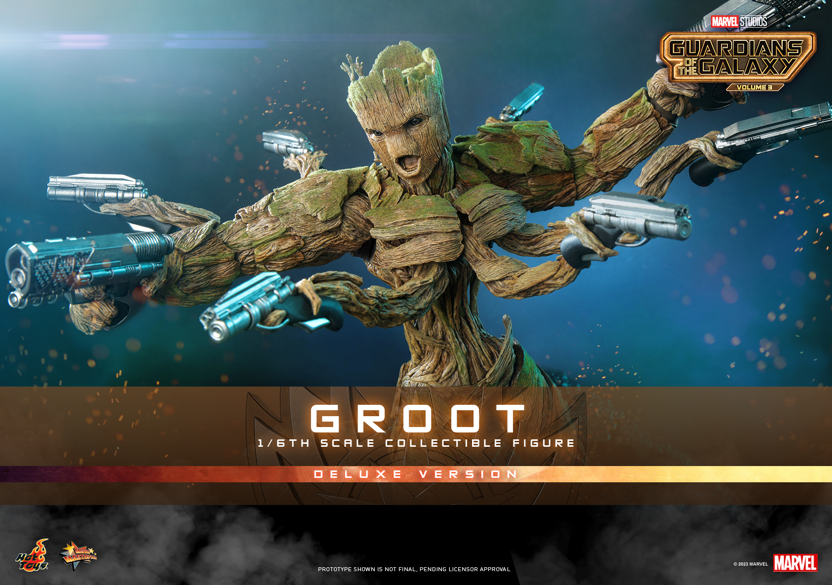 HOT TOYS MMS707 Guardians of the Galaxy Vol. 3 - Groot (Deluxe Version)