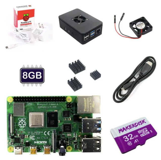 ชุดทดลอง Raspberry Pi 4 model B Ram 4 Gb และ 8 GB (สินค้าพรีออเดอร์)