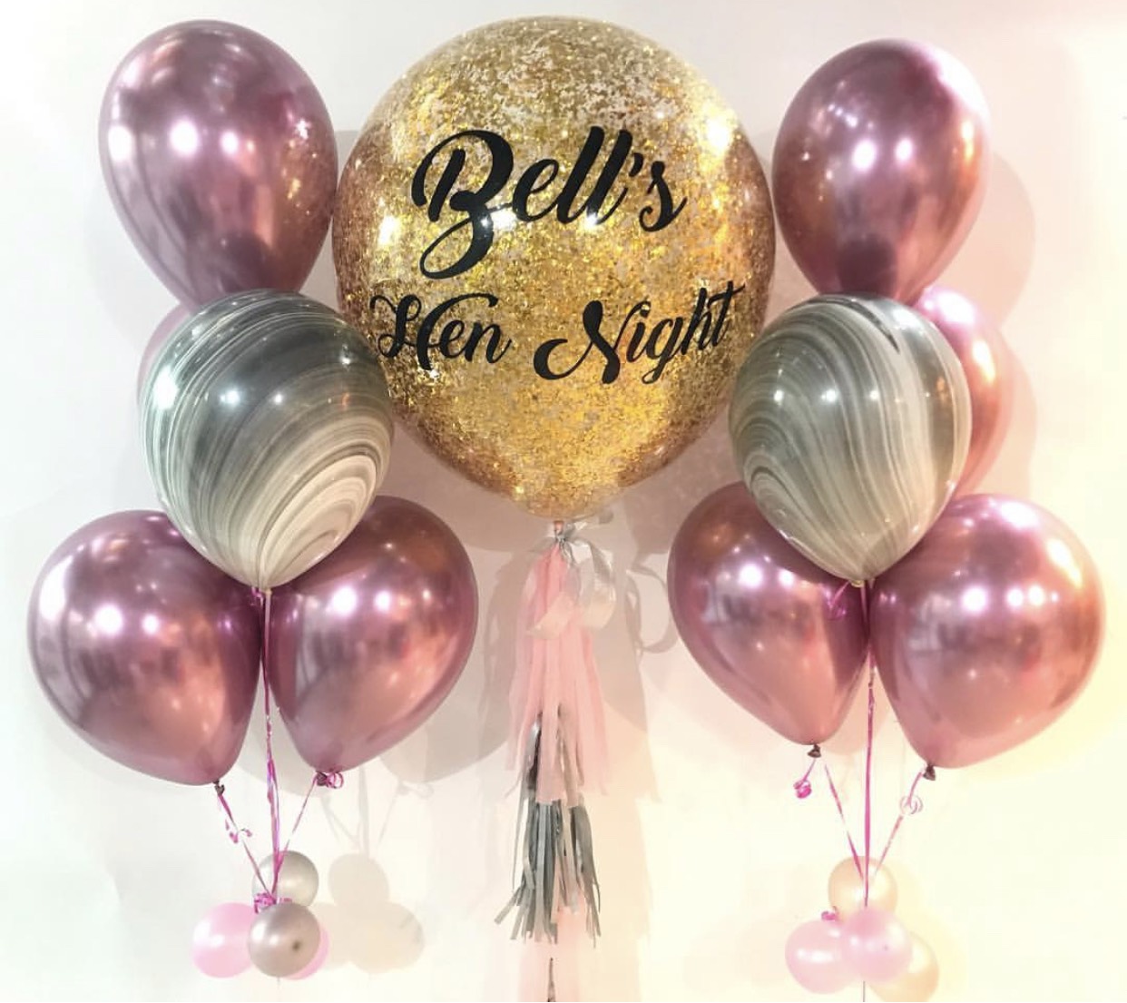 เซท HEN NIGHT ลูกโป่งใหญ่+ช่อ