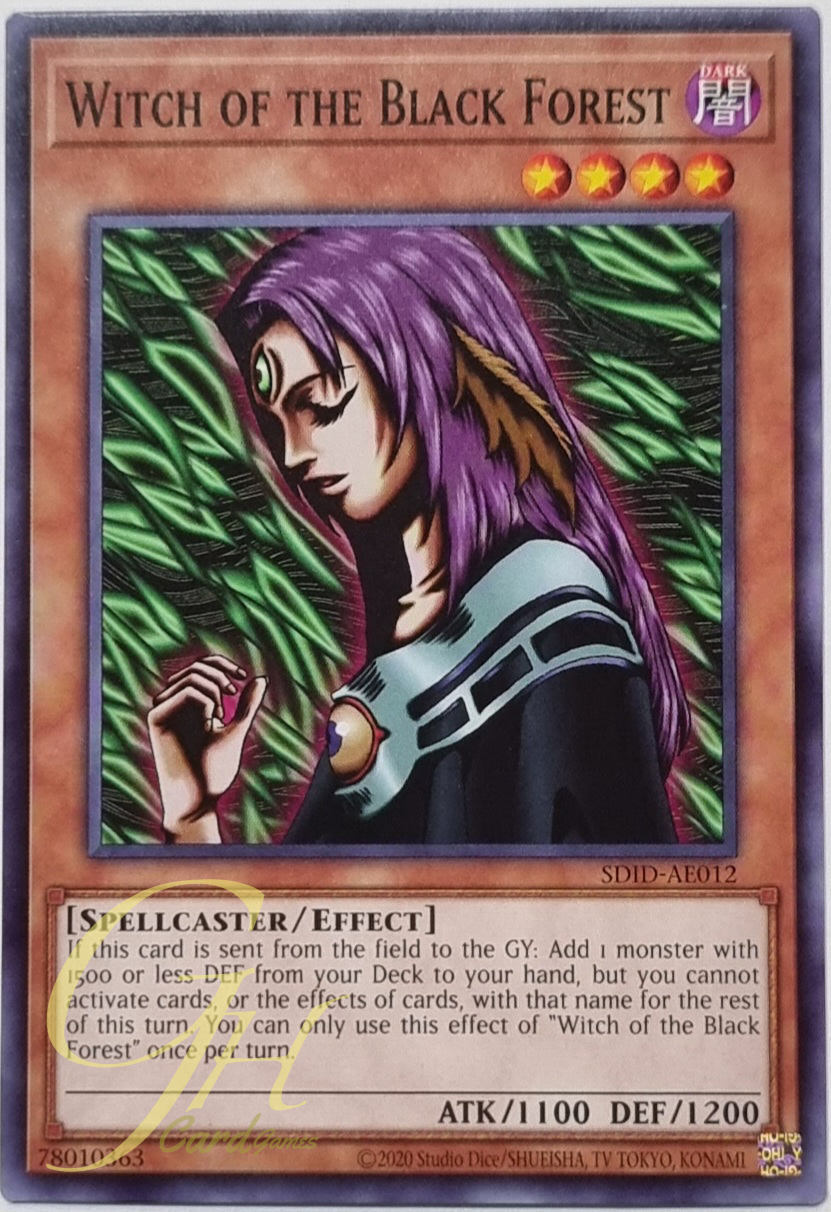 Yugioh [SDID-AE012] Witch of the Black Forest (Common)
