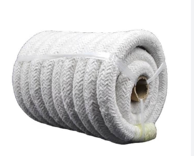CF ROUND ROPE เชือกกันไฟ เซรามิค ไฟเบอร์ CF ROUND ROPE T1260 SS D.25*30,000mm (30เมตร/ม้วน)