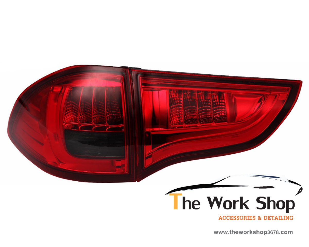 Tail Lamps Type A : Red - Smoke for Pajero ( ไฟท้ายสีแดง - สีควันบุรี่ )