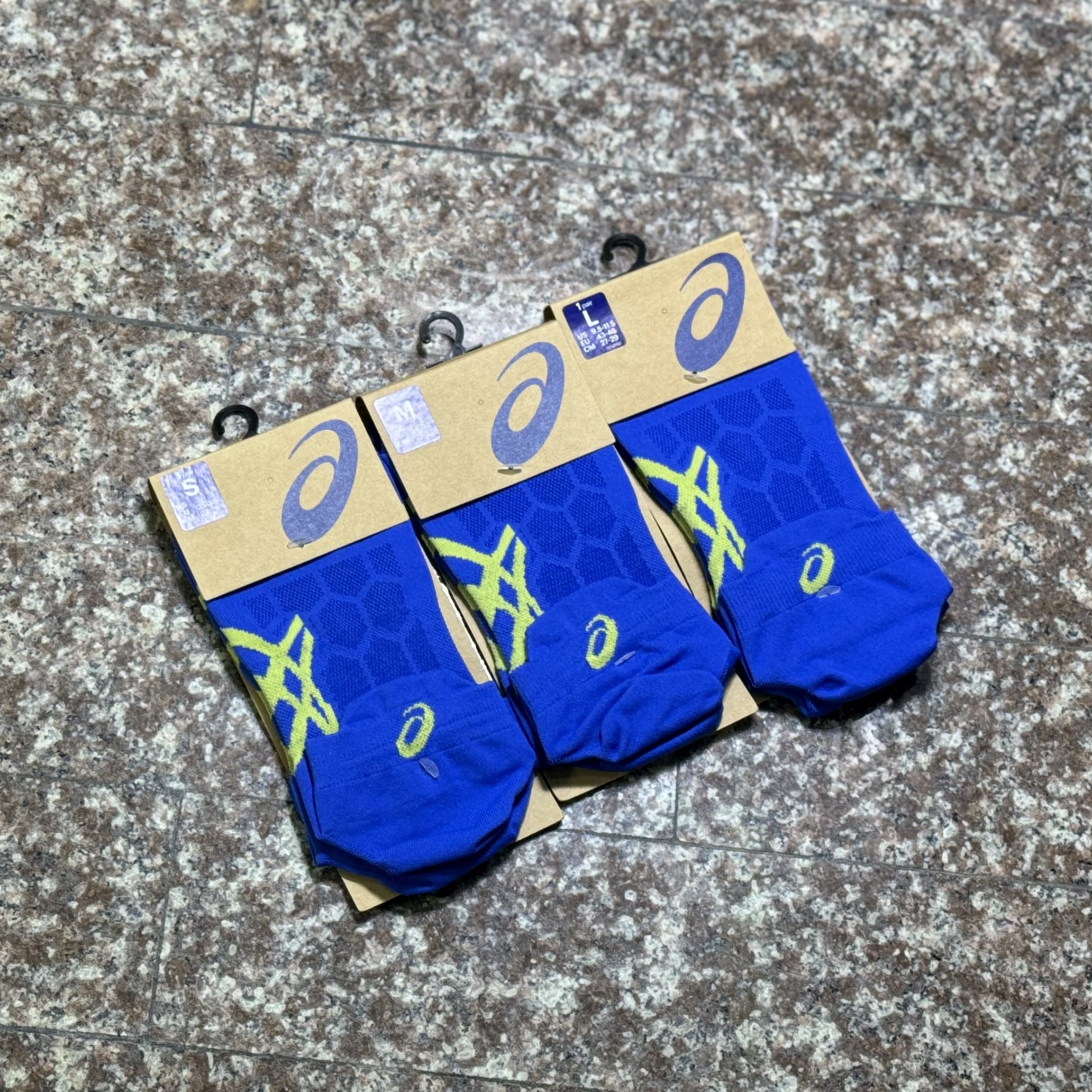 ถุงเท้าวิ่ง ASICS Run Light Single Tab Running Socks ‘BLUE’ (S,M,L)