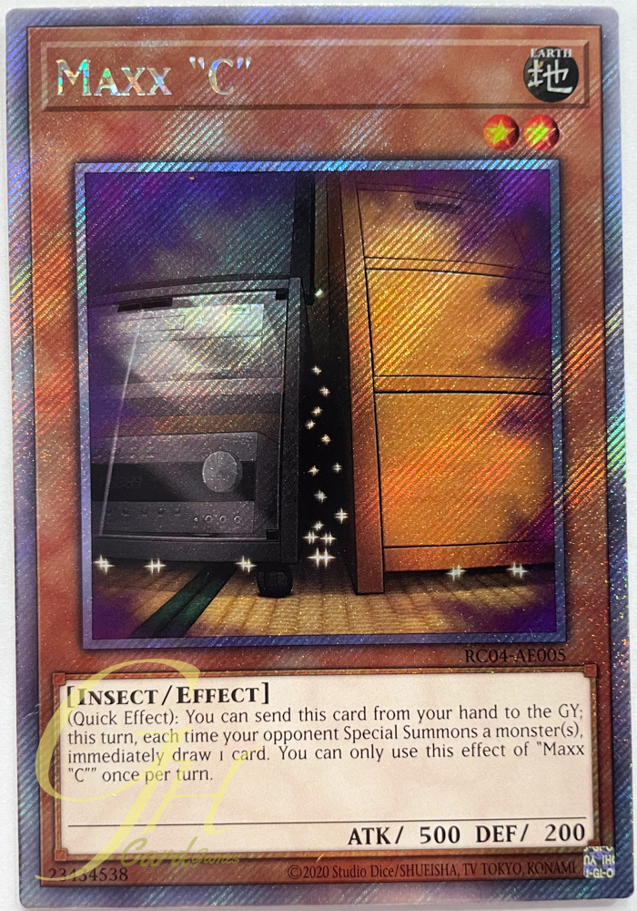 Yugioh [RC04-AE005] Maxx "C" (Extra Secret Rare)