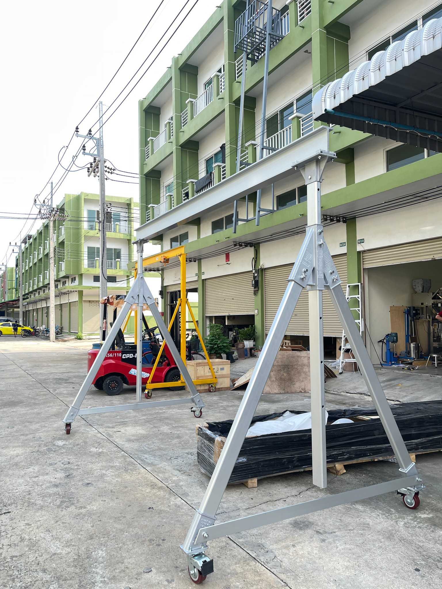 เครน KLD ทรง A ถอดแยกประกอบได้ ปรับสูงได้ 0.5t/1t/2t (เฉพาะเครน)