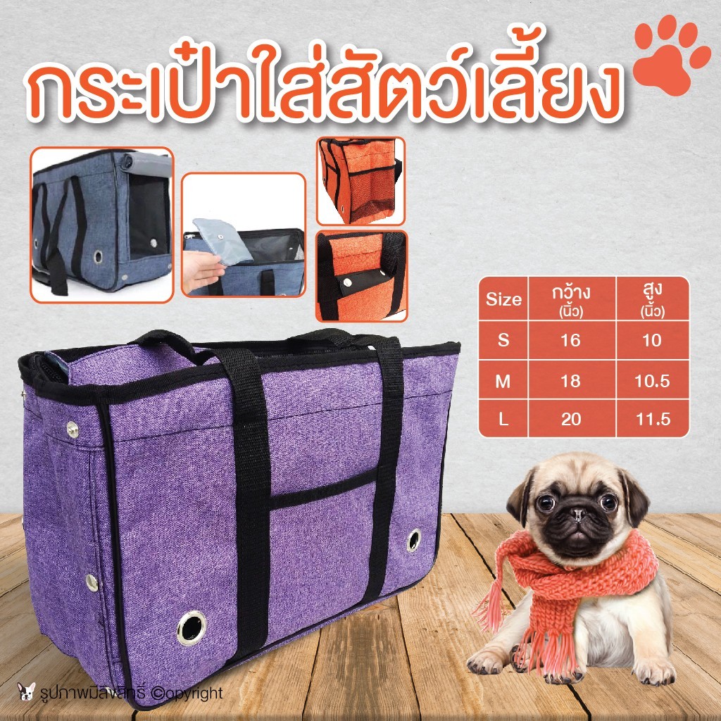 กระเป๋าใส่สัตว์เลี้ยง