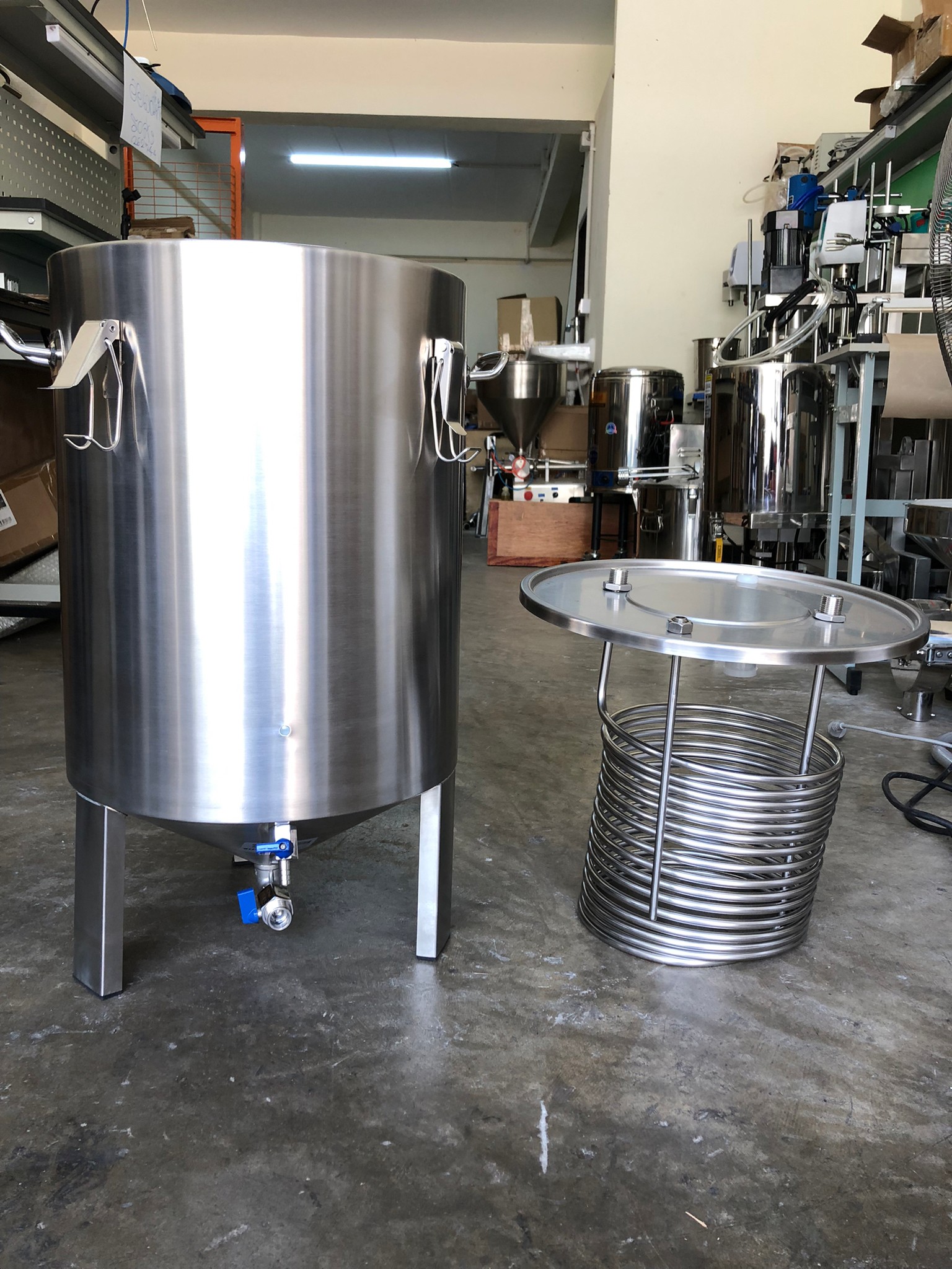 ถังหมักสแตนเลส 304 30 ลิตร /60 ลิตร Fermentation vat JJ01