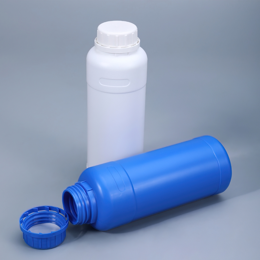 🌈GLP-02 ขวดพลาสติก HDPE ขวดกลม น้ำยาฆ่าแมลง ขวดสารเคมี ขวดแอลกอฮอล์ 100-1000ml
