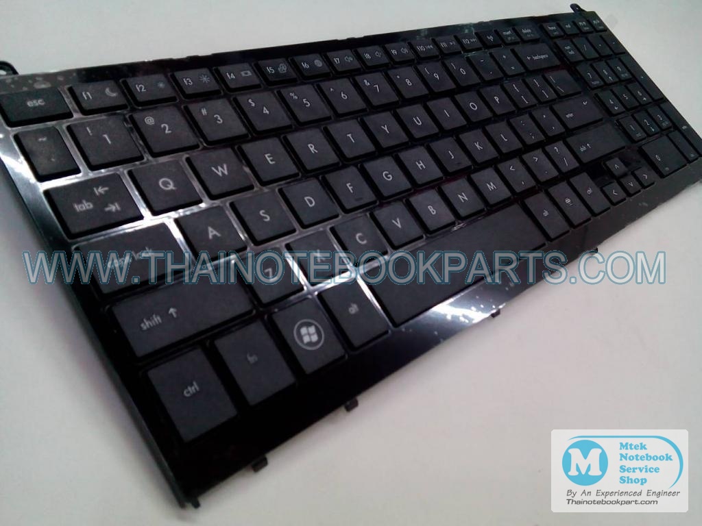 MT07599 คีย์บอร์ดโน๊ตบุ๊ค HP Compaq ProBook 4520s Keyboard Notebook (สินค้าใหม่,ภาษาอังกฤษ,สีดำ) 1