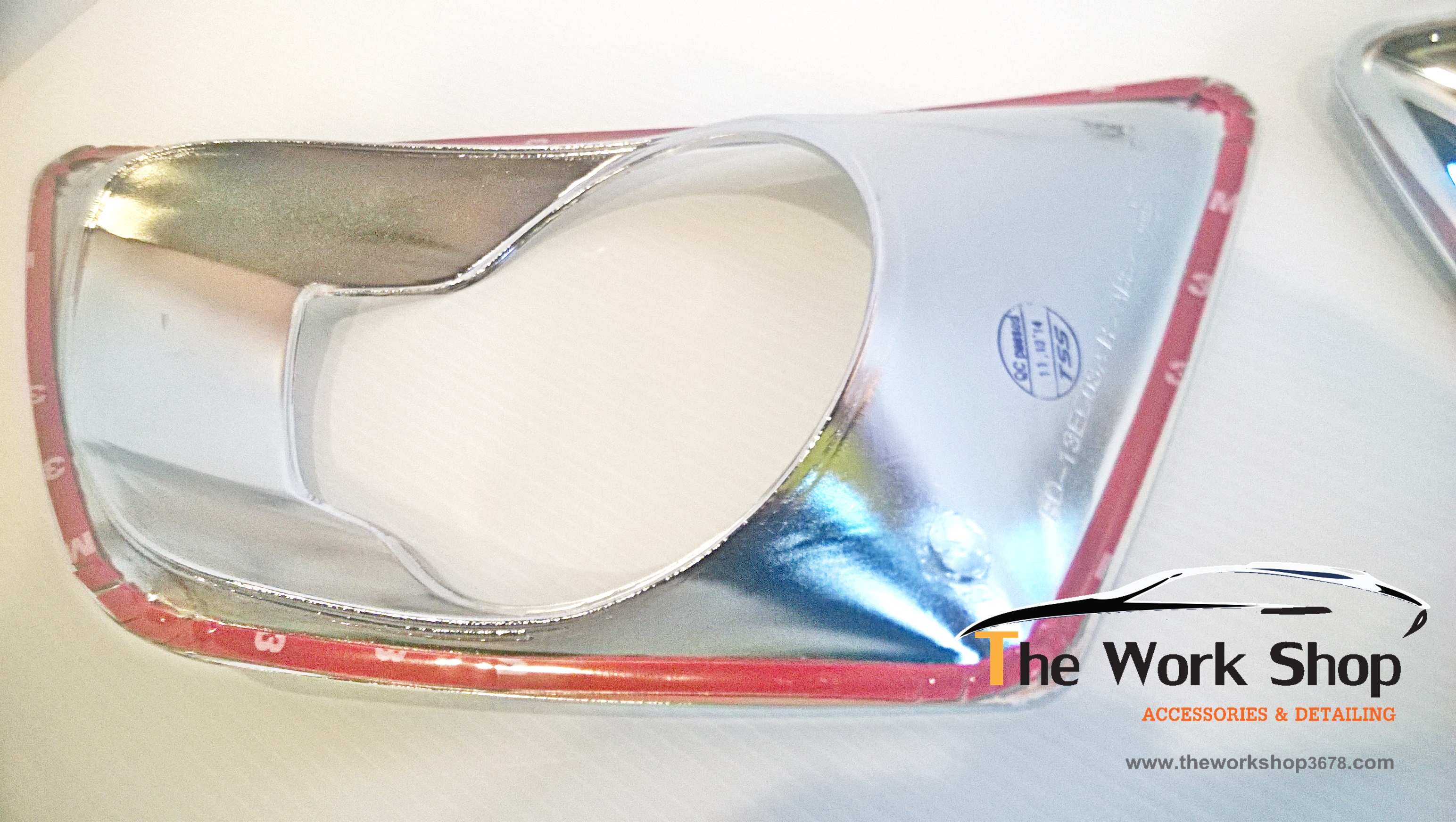 Chrome Front Fog Light Cover Type B for Ecosport - โครเมี่ยมครอบไฟตัดหมอก แบบ B