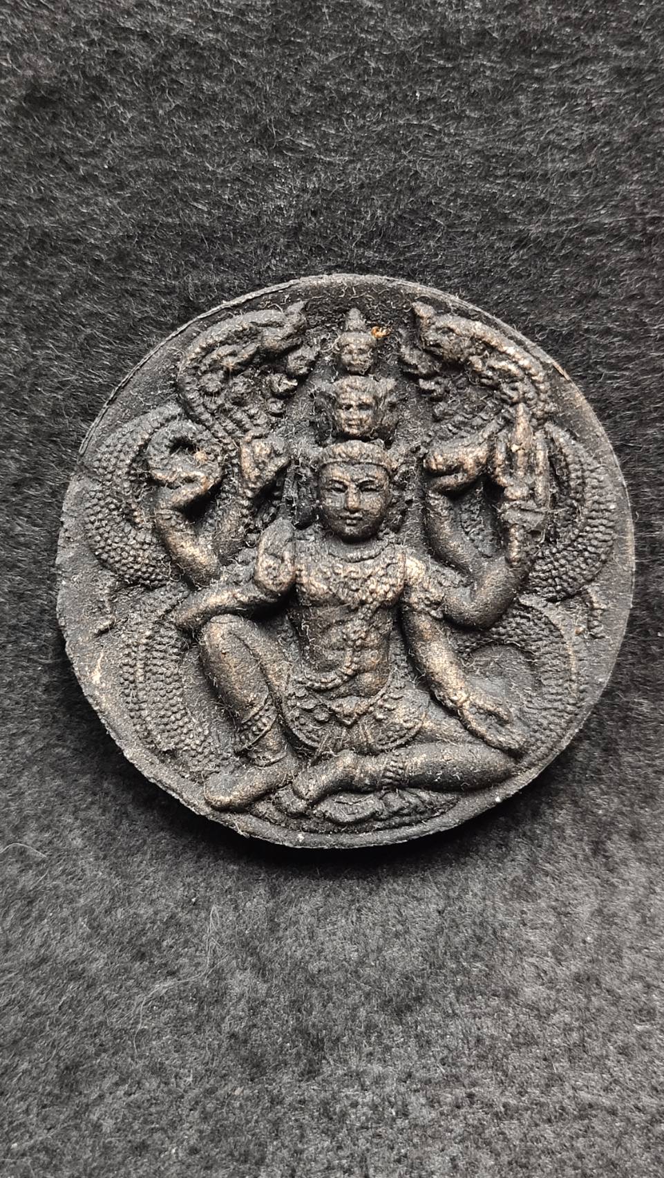 จตุคามรามเทพ รุ่นเก้าหน้า มหาโชค มหาเศรษฐี วัดคงคาวง ( อ้ายเขียว ) อ.พรหมคีรี จ.นครศรีธรรมราช