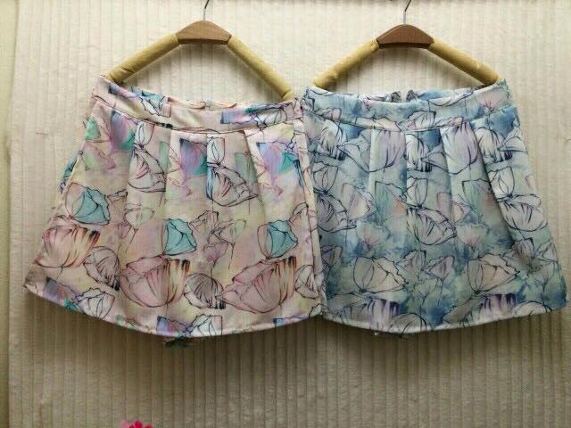 Set เสื้อแขนยาวกับกระโปรงน่ารัก