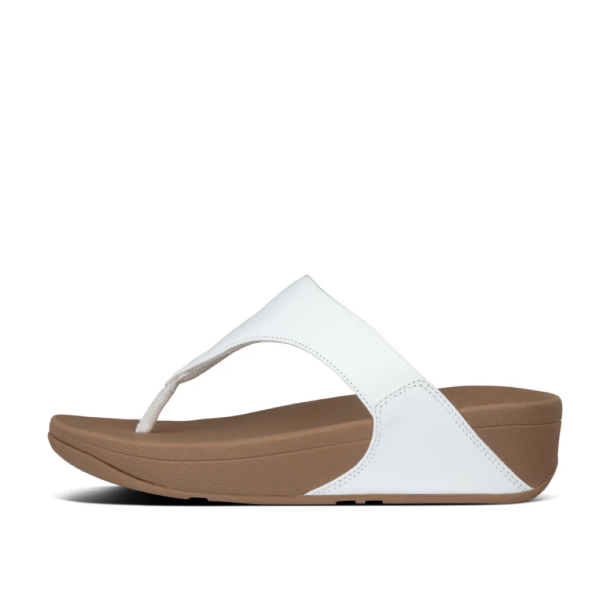 รองเท้า FitFlop Lulu Leather Toe-Post Women Sandals ‘WHITE’ (W7US)