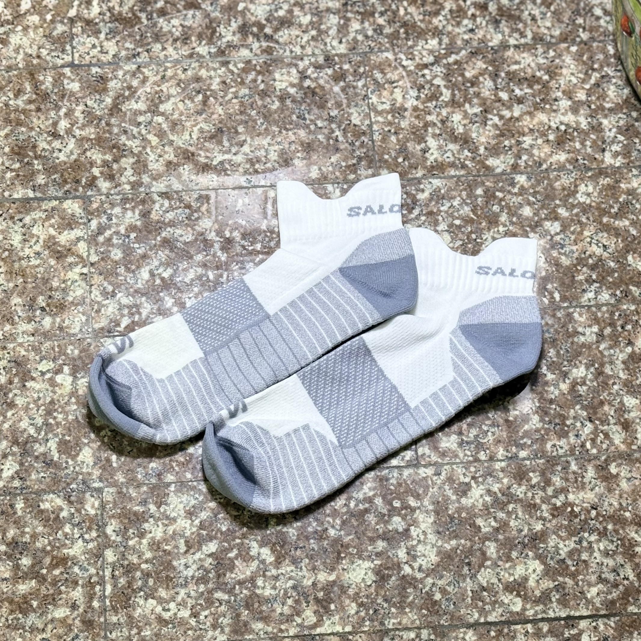 ถุงเท้าวิ่ง Salomon Aero Ankle Running Socks ‘WHITE’ (XL)