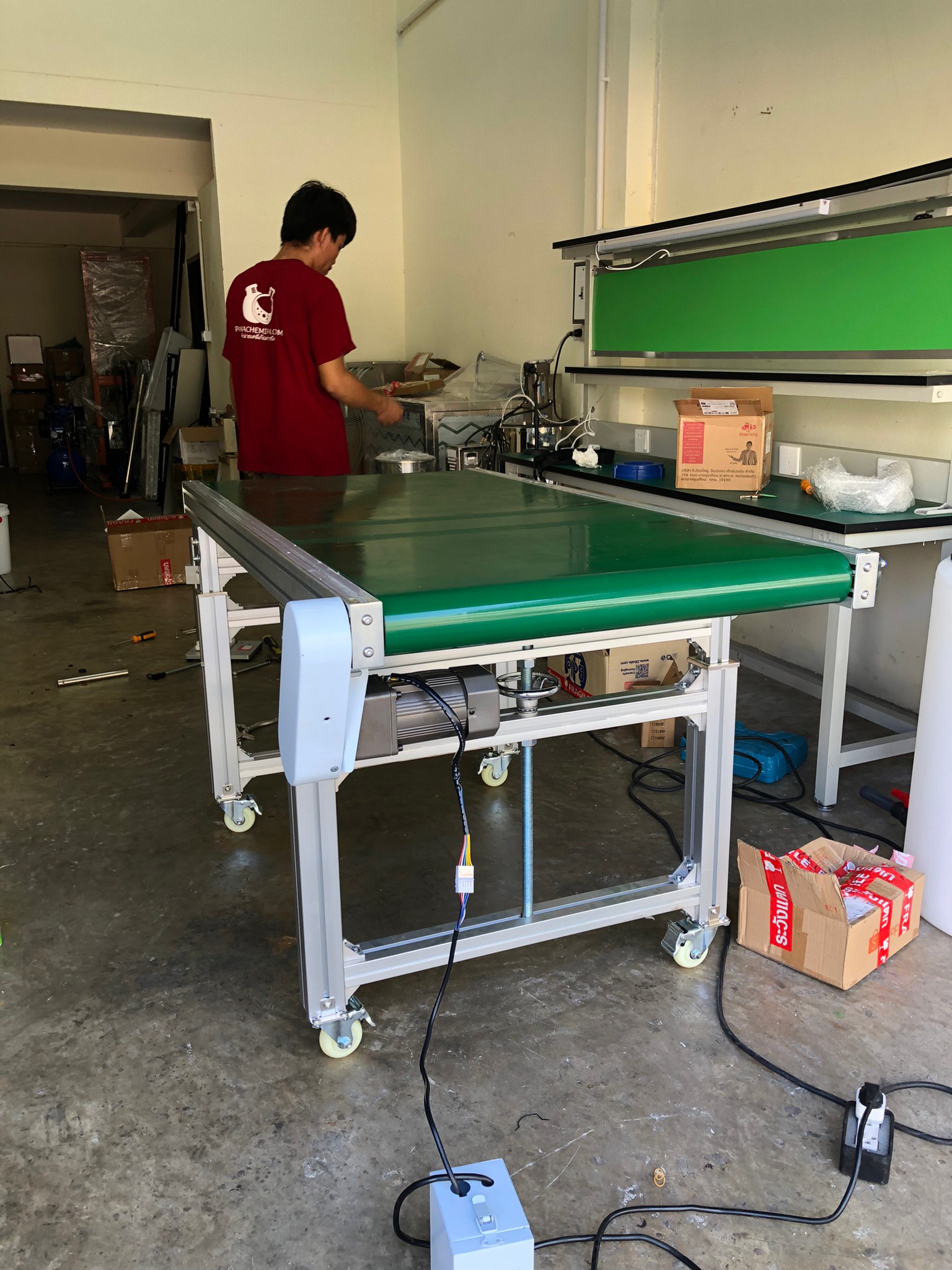 🌈 13176 สายพานลำเลียง BELT CONVEYOR BC-001