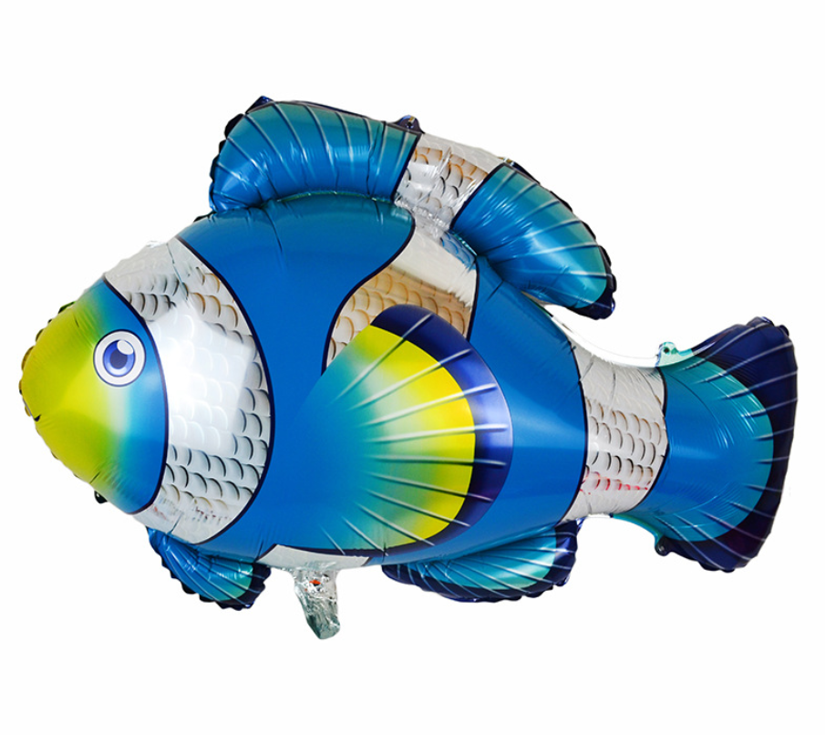 ลูกโป่งฟอยปลานีโม สีฟ้า / Nemo Foil Balloon